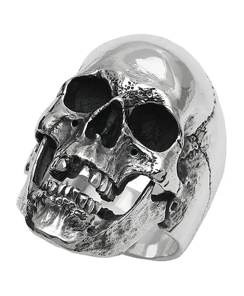 [SKURANGER / スカレンジャー] S-R-01 Human Skull Ring 骸骨 スカル シルバーリング